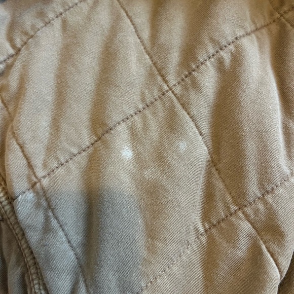 Dolman Quilted Knit Jacket in camel - Picture 7 of 7